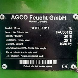 Fendt Slicer 911 TL